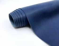 Binding leatherette Italy, color Dark blue matte, 50X35 cm, 225 g /m2