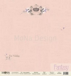 One-sided sheet of paper MonaDesign Wedding story 