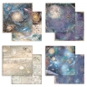 Набор двусторонней бумаги для скрапбукинга Stamperia "Cosmos Infinity Maxi Backgrounds Selection" 30,5x30,5 см, 10 листов, 190 гр/м2