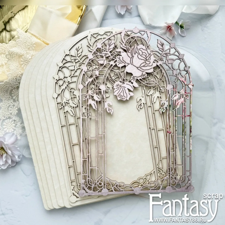 Заготовка для альбома FantasyScrap " На седьмом небе" размер 17,5*24,5 см 