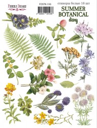 Набор наклеек Fabrika Decoru "Summer botanical diary №193", 16 шт