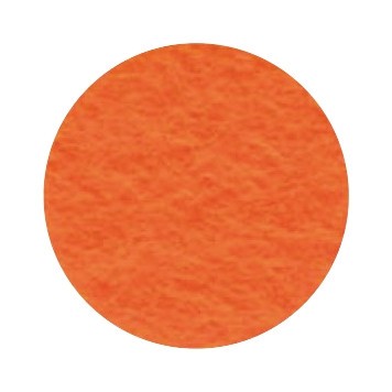 Декоративный фетр, Корея, цвет "Апельсин", размер 22х30 см, толщина 1,2 мм, 1шт, плотность 200г/м2