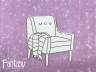 Чипборд Fantasy «Снежные объятия (Кресло с пледом) 3065» размер 6,3*6,5 см