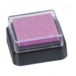 Штемпельная подушка пигментная "Inc Pads mini", цвет розовый, размер 3 см