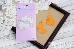 Ножи для вырубки Fantasy   «Груши 2 шт»  размер 6,7*5,2 см (1)