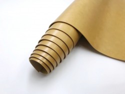 Переплётный кожзам Италия, цвет Золото глянец, 33Х70 см, 245 г/м2
