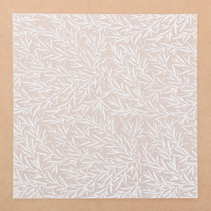 Decorative tracing paper "Twigs", size 20X20, 1 sheet