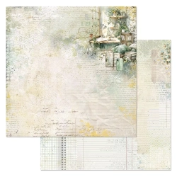 Двусторонний лист "Школьная жизнь. Естествознание", размер 30*30 см, 180гр (ScrapMania)