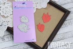 Ножи для вырубки Fantasy   «Клубнички 2 шт»  размер 3,7*5,5 см (1)