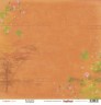 Double-sided sheet of paper Scrapberry's Tropics "Eucalyptus", size 30x30 cm, 190 g/m2
