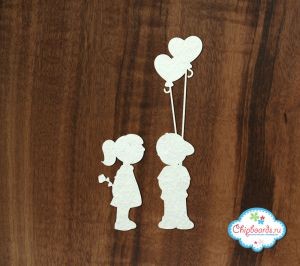 Чипборд "Давай меняться))))", размер 2х8 см