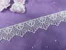 White lace guipure, width 3 cm, cut 50 cm