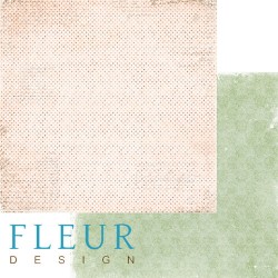 Двусторонний лист бумаги Fleur Design Забытое лето "Бескрайние просторы", размер 30,5х30,5 см, 190 гр/м2