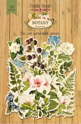 Набор высечек Fabrika Decoru коллекция "Botany summer" 58 шт, 250 гр/м2