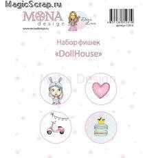 Набор фишек Mona Design "DollHouse" размер 2,5 см, 4 шт