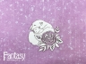 Чипборд Fantasy «Снежные объятия (Мишки с цветочком) 3071» размер 5,2*5,5 см