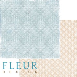 Двусторонний лист бумаги Fleur Design Забытое лето "Винтажный узор", размер 30,5х30,5 см, 190 гр/м2