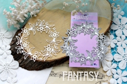 Нож для вырубки Fantasy "Рамка Летние мотивы" размер 9.5*10 см