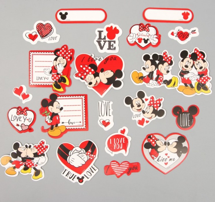 Set of decorative elements ArtUzor "Mickey Mouse and his friends" 21 elements