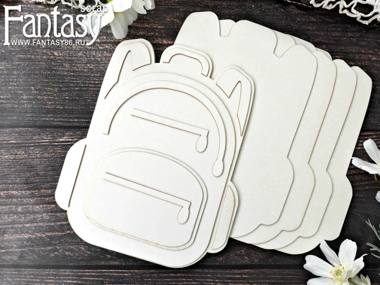 Заготовка для альбома "Рюкзак" размер 20,7*25 см