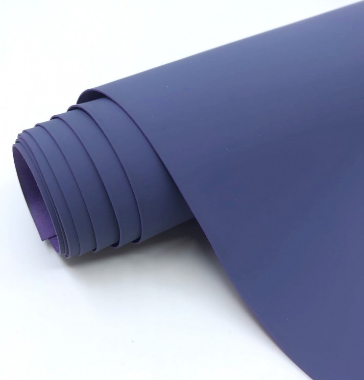 Переплётный кожзам Китай, цвет Светло фиолетовый матовый, 33Х70 см, 270 г/м2 