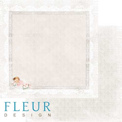 Double-sided sheet of paper Fleur Design Our baby Girl "My girl", size 30.5x30.5 cm, 190 gr/m2
