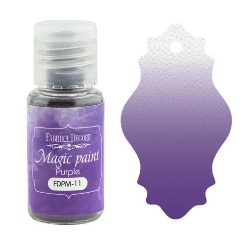 Сухая краска "Magic Paint" FABRIKA DECORU, цвет Фиолетовый, 15 мл