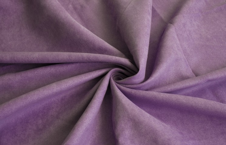 Замша двусторонняя "Лиловая", размер 33х70 см