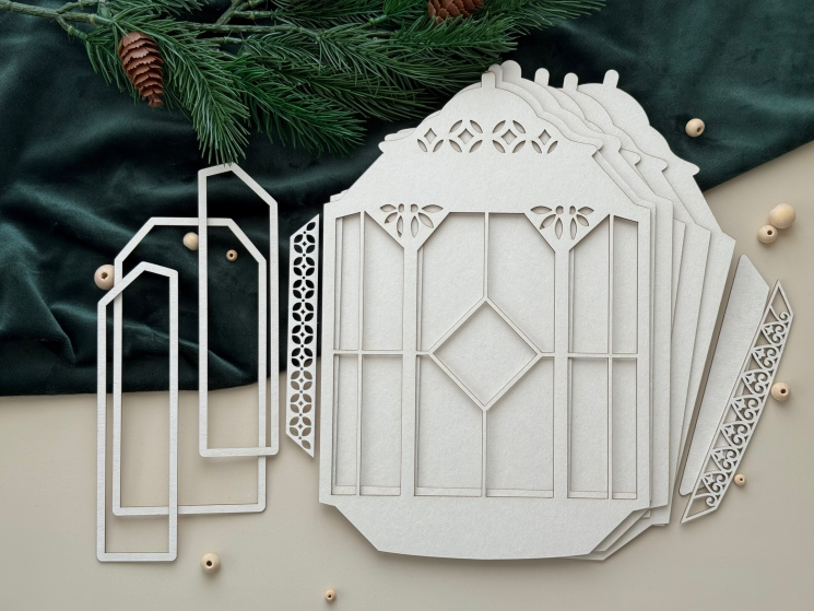 Заготовка для альбома Fantasy «Фонарь 3855» размер 18*27см 