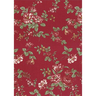 Ткань 100% хлопок "QUILTER'S FIRST" PEPPY, красная, размер 50Х55 см