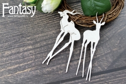 Чипборд Fantasy "Газели Сальвадора 3794 " размер 13*6 см и 14*4 см