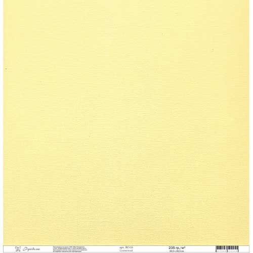 Cardstock textured color "Straw" size 30. 5X30. 5 cm, 235 gr/m2