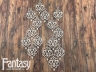 Чипборд Fantasy набор "Уютное кружево 2869", размер от 3*4,5 см до 6,5*15,3 см