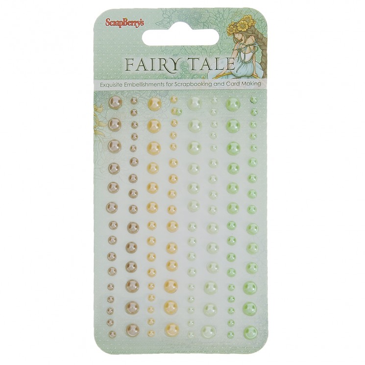 Scrapberry's "Fairy Tale about Fairies 1" glue semi-rubber set, 120 pcs