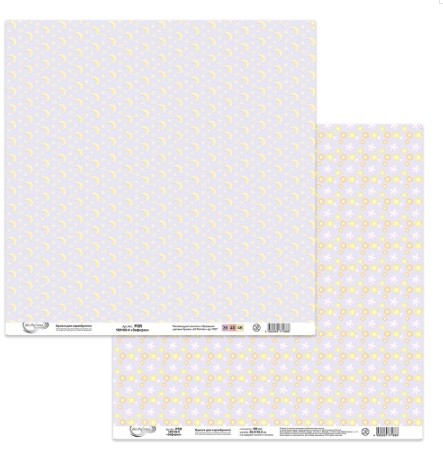 Double-sided sheet of paper Mr. Painter "Marshmallow-4" size 30. 5X30. 5 cm, 190g/m2