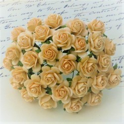 Розы "Золотая осень" размер 2,5см, 5шт