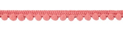 Тесьма с помпонами "Розово-персиковая", ширина 1 см, длина 1 м