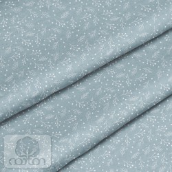 Ткань 100% хлопок Польша "Веточки в снегу", размер 50Х50 см