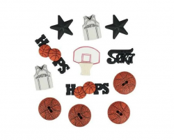 Набор декоративных пуговиц Dress IT UP "Basketball"