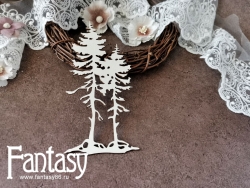 Чипборд Fantasy "Елки 3569", размер 12,5*5,8 см 