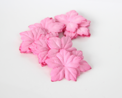 Лепестки пуансетии "Розовые", размер 4см, 10шт
