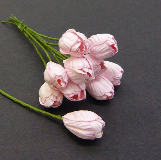 Tulips "Soft pink", size 1 cm, 1 pc