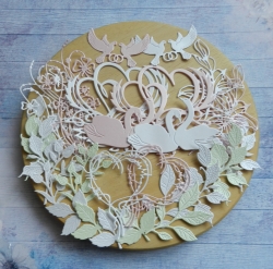 Вырубка набор  28эл. бумага дизайнерская 290 гр.