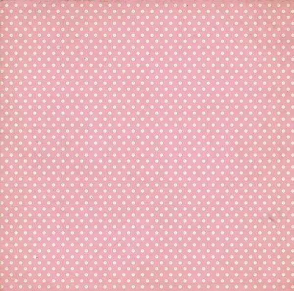 Односторонний лист бумаги MonaDesign Сладко "Розовый горох" размер 30,5х30,5 см, 190 гр/м2