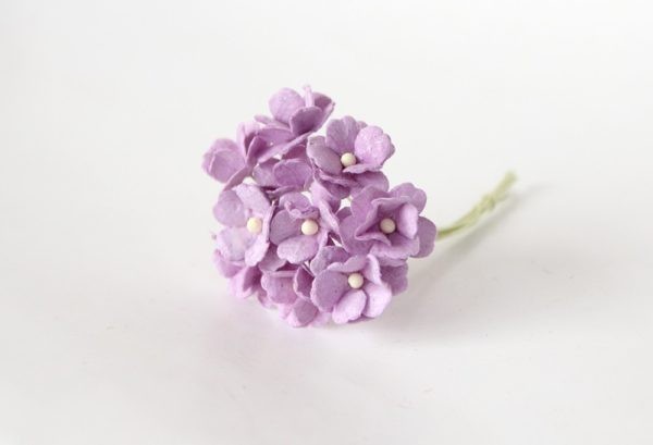 Cherry flowers are medium "Light lilac" size 1.5-2 cm 5 pcs