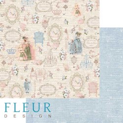 Двусторонний лист бумаги Fleur Design Джентиль "Восхищение", размер 30,5х30,5 см, 190 гр/м2