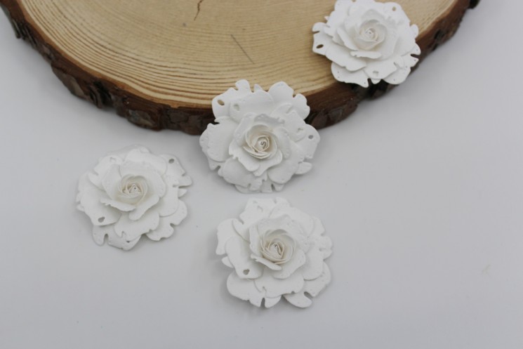Rose "White" size 4.5 cm 1 piece