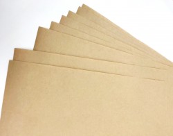 Односторонний лист крафтовой бумаги (без рисунка), размер 30х30 см, 80 гр 
