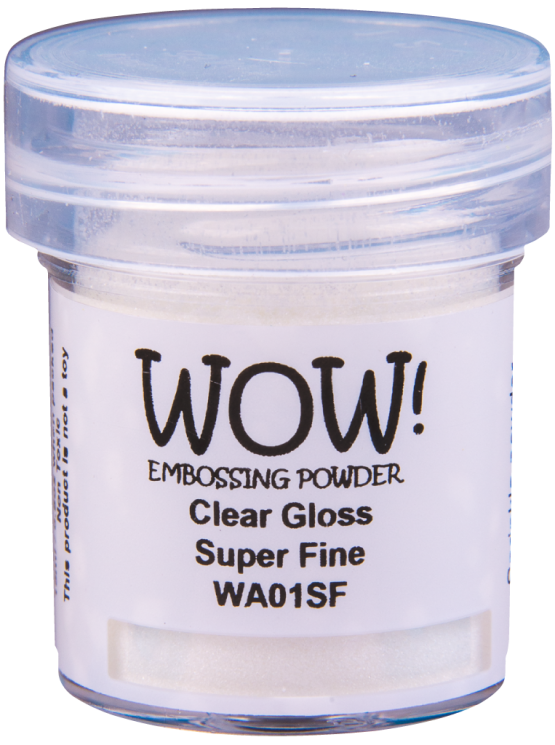 Powder for embossing WOW! "Clear Gloss-Super Fine", 15 ml