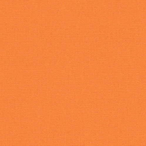 Cardstock textured Scrapberry's color "Orange" size 30. 5X30. 5 cm, 216 g/m2